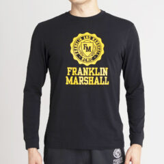 Ανδρικές Μπλούζες Μακρύ Μανίκι  Franklin & Marshall Logo Aνδρική Μακρυμάνικη Μπλούζα (9000066828_1469)