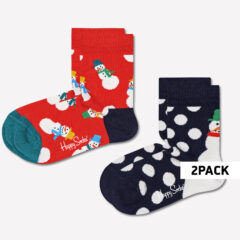 Παιδικές Κάλτσες  Happy SocksSnowman Παιδικές Κάλτσες 2-Τεμάχια (9000091980_2074)