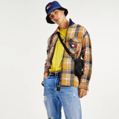 Ανδρικά Πουκάμισα  Tommy Jeans Tjm Check Zip Overshirt (9000088532_55453)