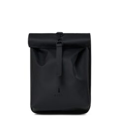 Ανδρικά Backpack  Σακίδια Πλάτης ανδρικά Rains Μαύρο Rolltop Mini